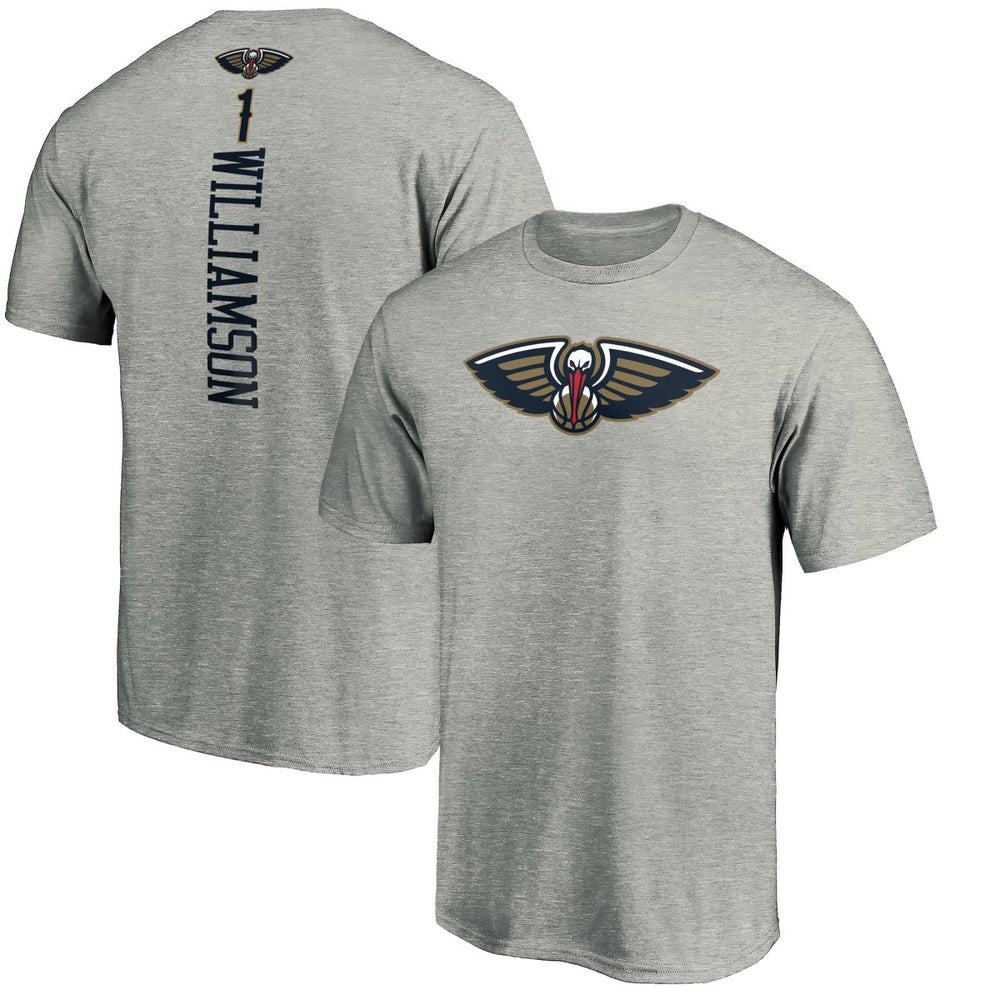 Zion Williamson New Orleans Pelicans Playmaker Name & Number Team T-Shirt - Heathered Gray online
