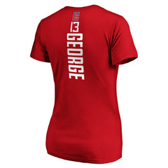 Paul George LA Clippers Women's Playmaker Name & Number V-Neck T-Shirt - Red online