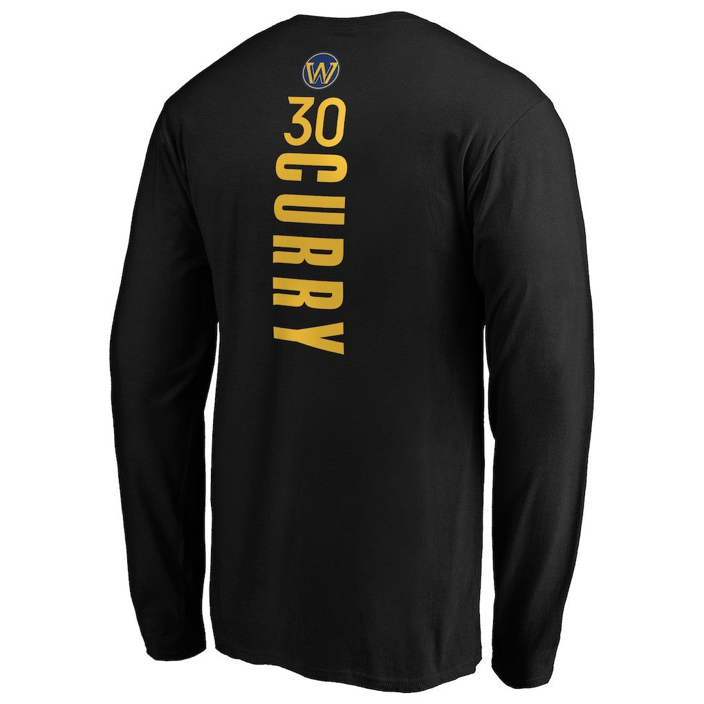 Stephen Curry Golden State Warriors Playmaker Name & Number Long Sleeve T-Shirt sale - Black on sale