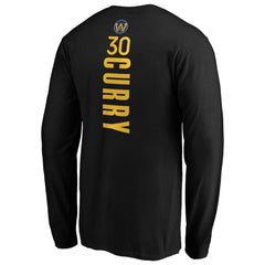 Stephen Curry Golden State Warriors Playmaker Name & Number Long Sleeve T-Shirt sale - Black on sale