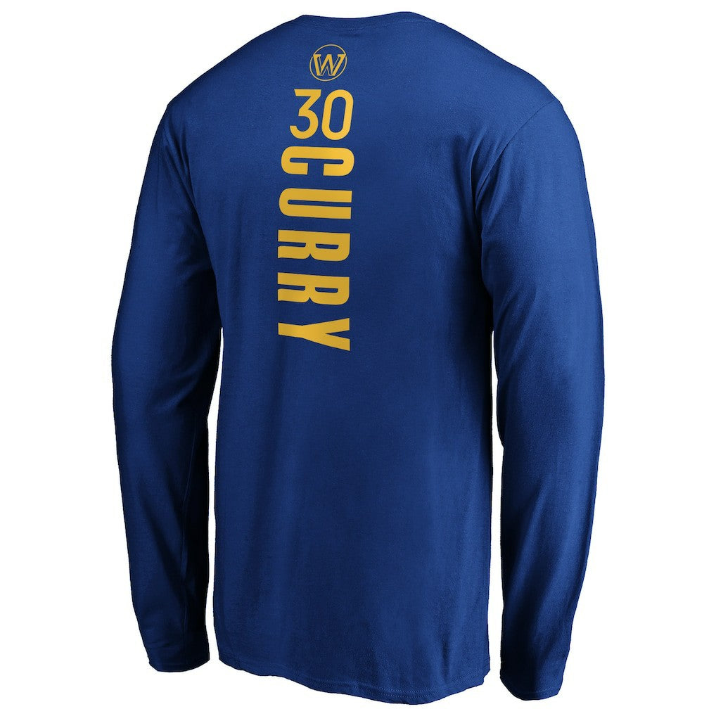 Stephen Curry Golden State Warriors Playmaker Name & Number Long Sleeve T-Shirt sale - Royal online