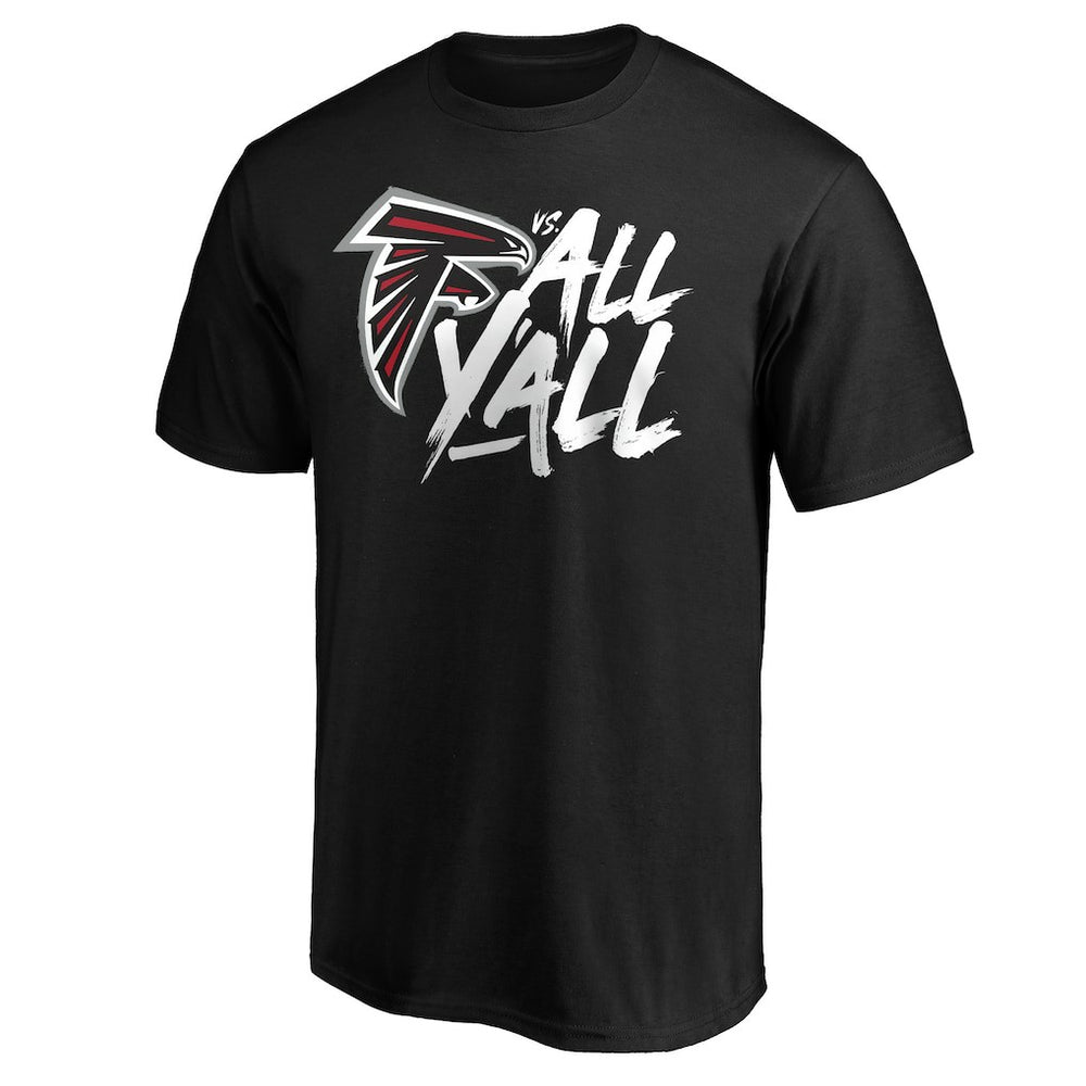 Atlanta Falcons Falcons vs. All Y'all T-Shirt - Black online