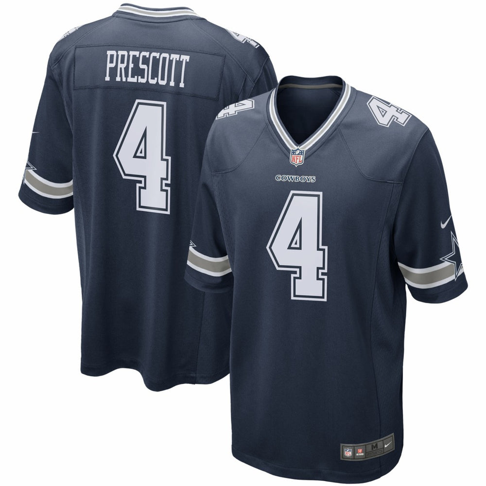 Dak Prescott Dallas Cowboys Game Team Jersey - Navy sale