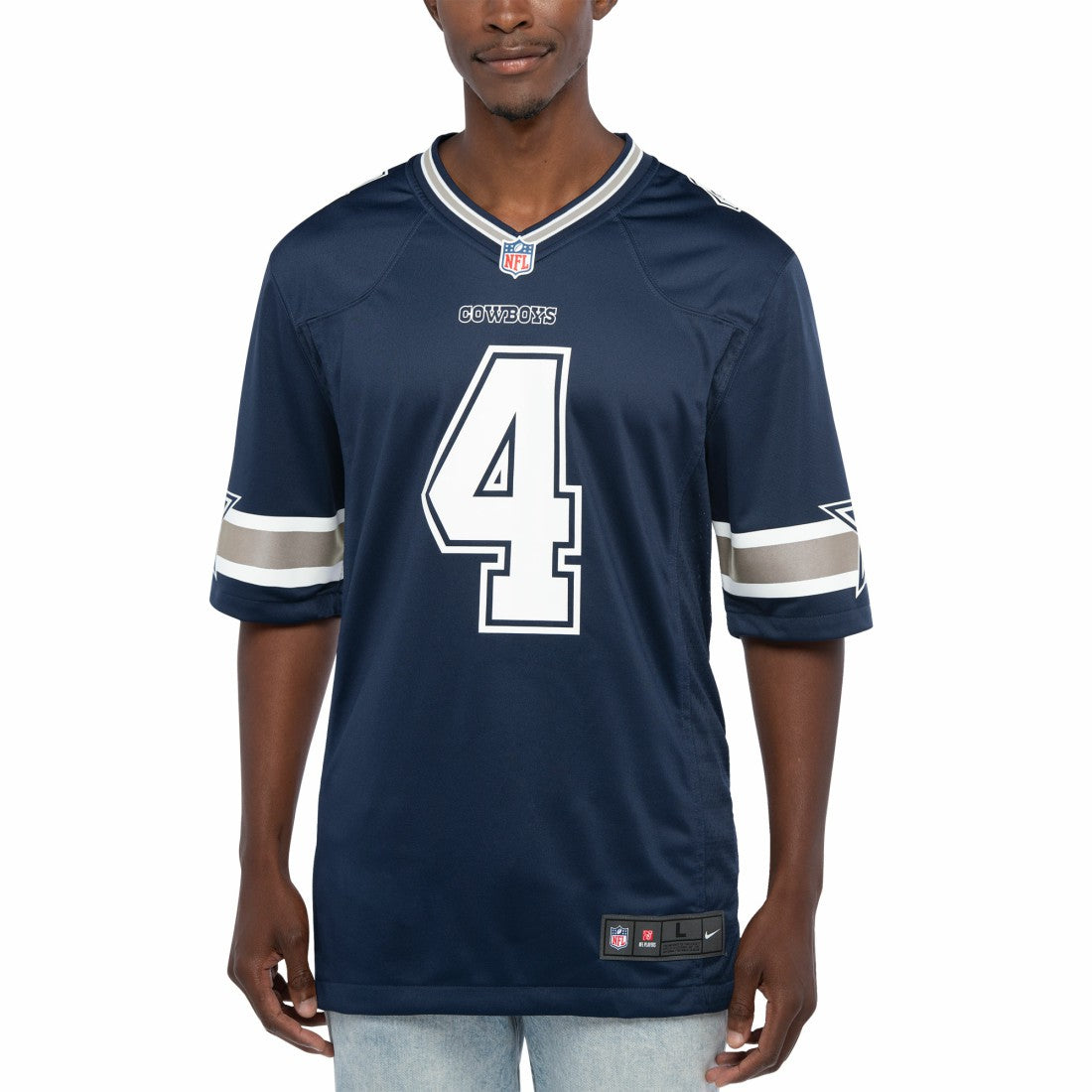 Dak Prescott Dallas Cowboys Game Team Jersey - Navy sale