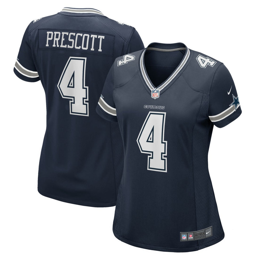 Dak Prescott Dallas Cowboys Women's Game Team Jersey - Navy sale