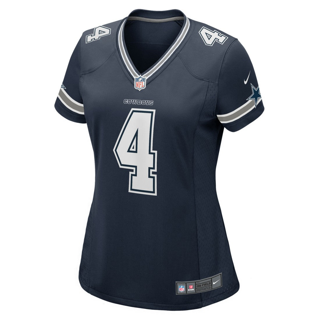 Dak Prescott Dallas Cowboys Women's Game Team Jersey - Navy sale