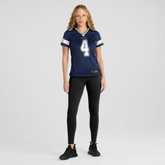Dak Prescott Dallas Cowboys Women's Game Team Jersey - Navy sale