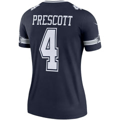 Dak Prescott Dallas Cowboys Women's Legend Player Performance Top - Navy online