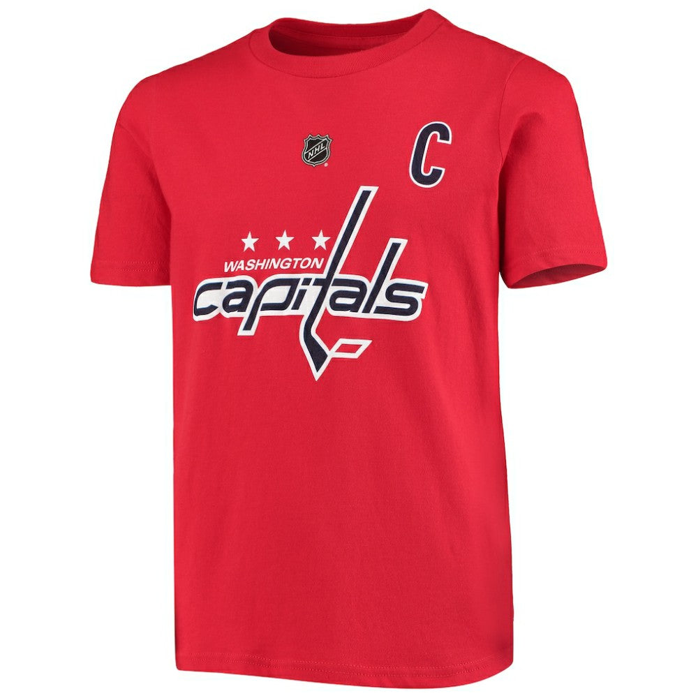 Alexander Ovechkin Washington Capitals Youth Player Name & Number T-Shirt - Red T-shirts