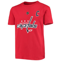 Alexander Ovechkin Washington Capitals Youth Player Name & Number T-Shirt - Red T-shirts