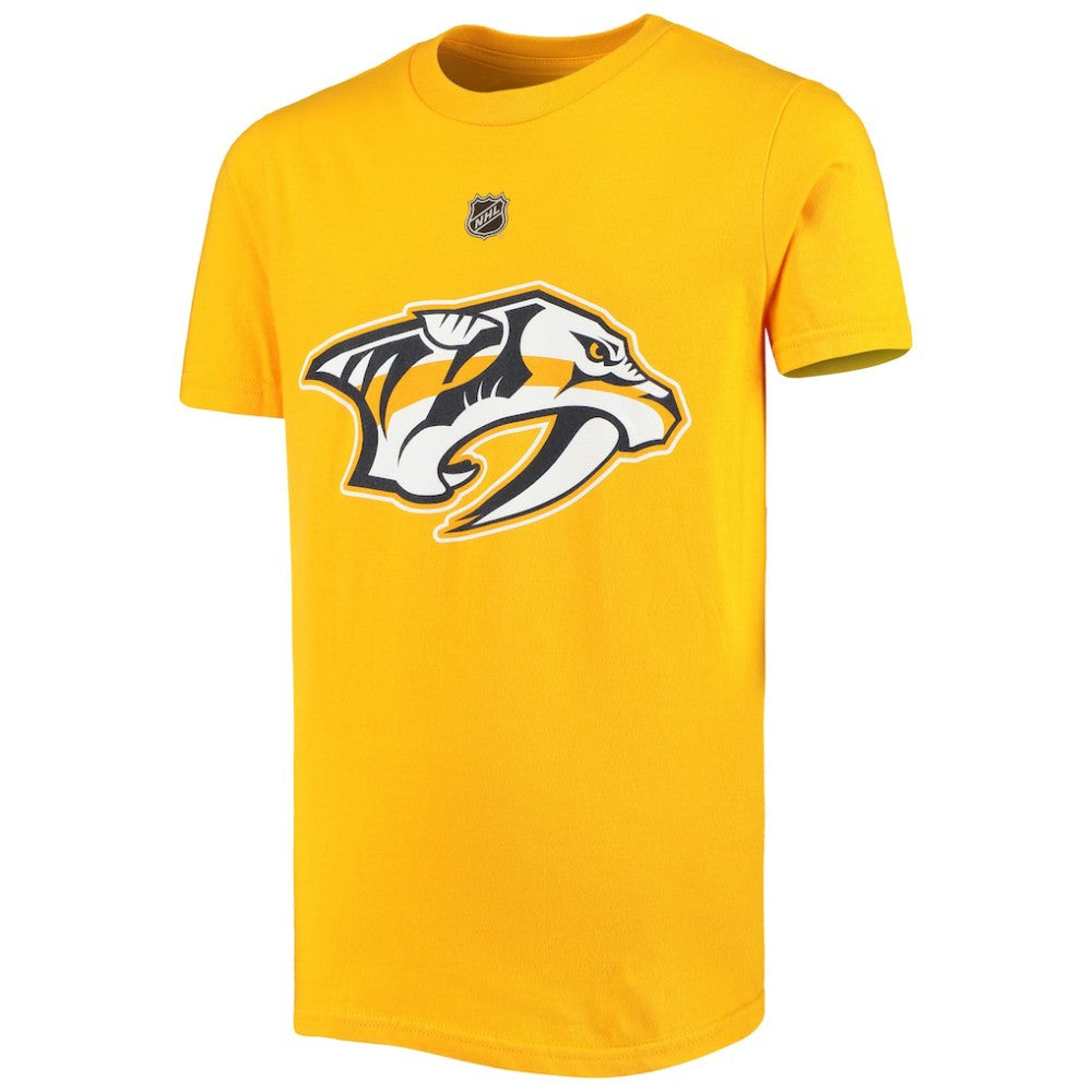 Filip Forsberg Nashville Predators Youth Player Name & Number T-Shirt - Gold T-shirts