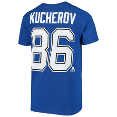Nikita Kucherov Tampa Bay Lightning Youth Player Name & Number T-Shirt - Royal T-shirts