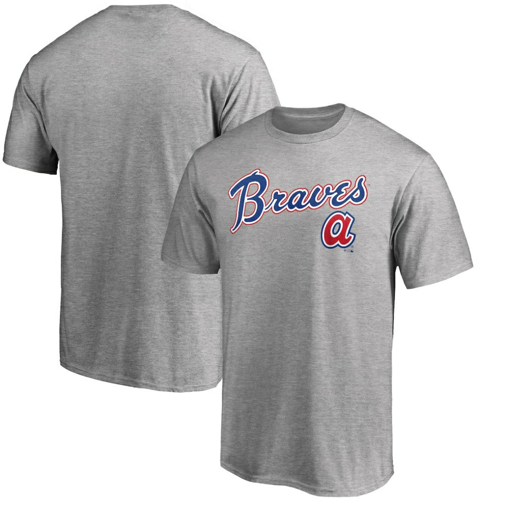 Atlanta Braves Cooperstown Wahconah T-Shirt Heathered Gray