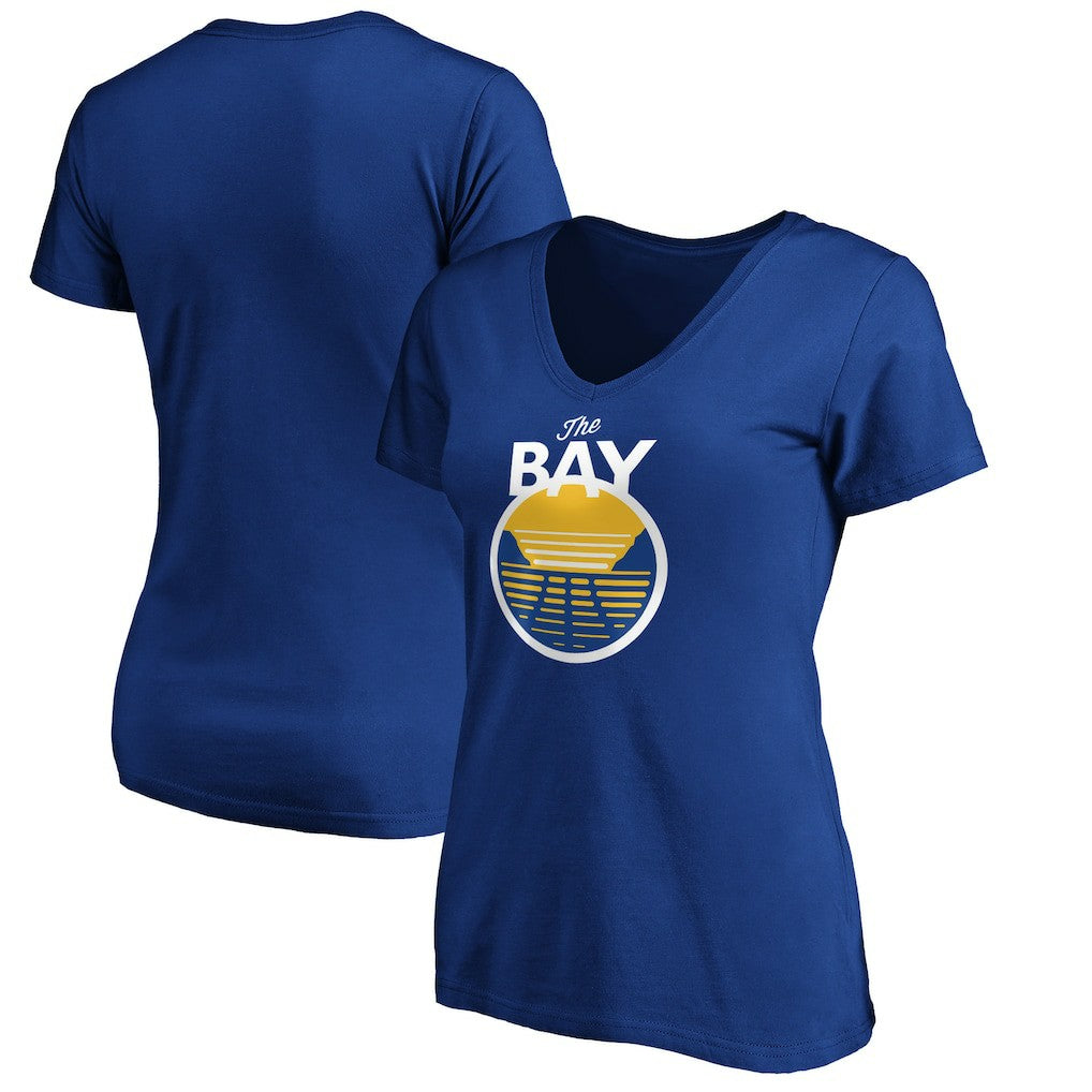 Golden State Warriors Women's The Bay Statement Edition V-Neck T-Shirt sale - Royal outlet