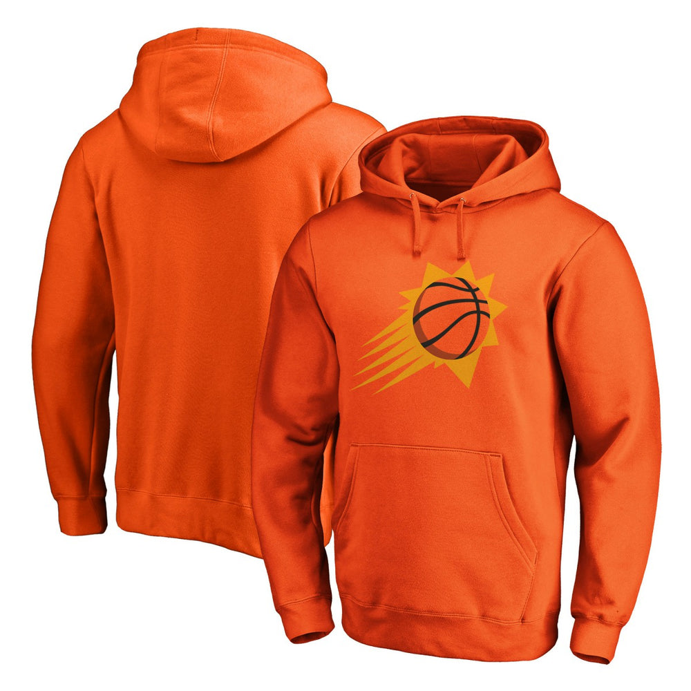 Phoenix Suns Icon Primary Logo Fitted Pullover Hoodie - Orange for sale