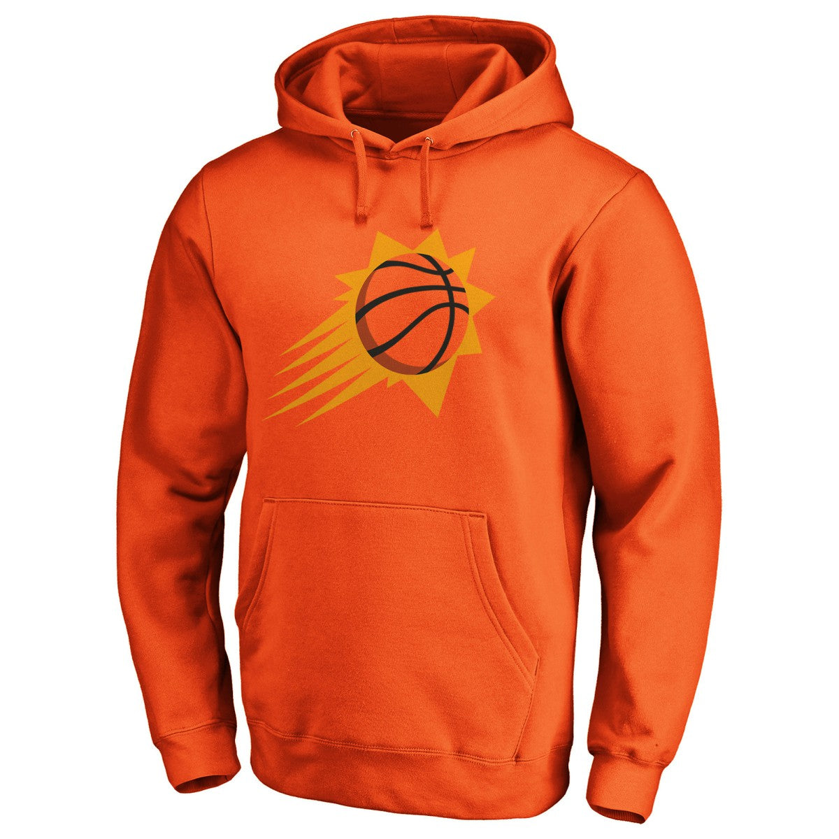 Phoenix Suns Icon Primary Logo Fitted Pullover Hoodie - Orange for sale