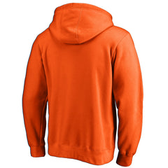 Phoenix Suns Icon Primary Logo Fitted Pullover Hoodie - Orange for sale