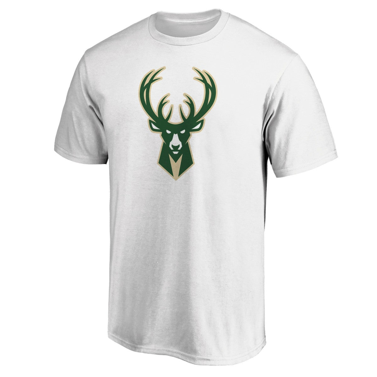 Milwaukee Bucks Primary Team Logo T-Shirt - White online