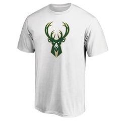 Milwaukee Bucks Primary Team Logo T-Shirt - White online