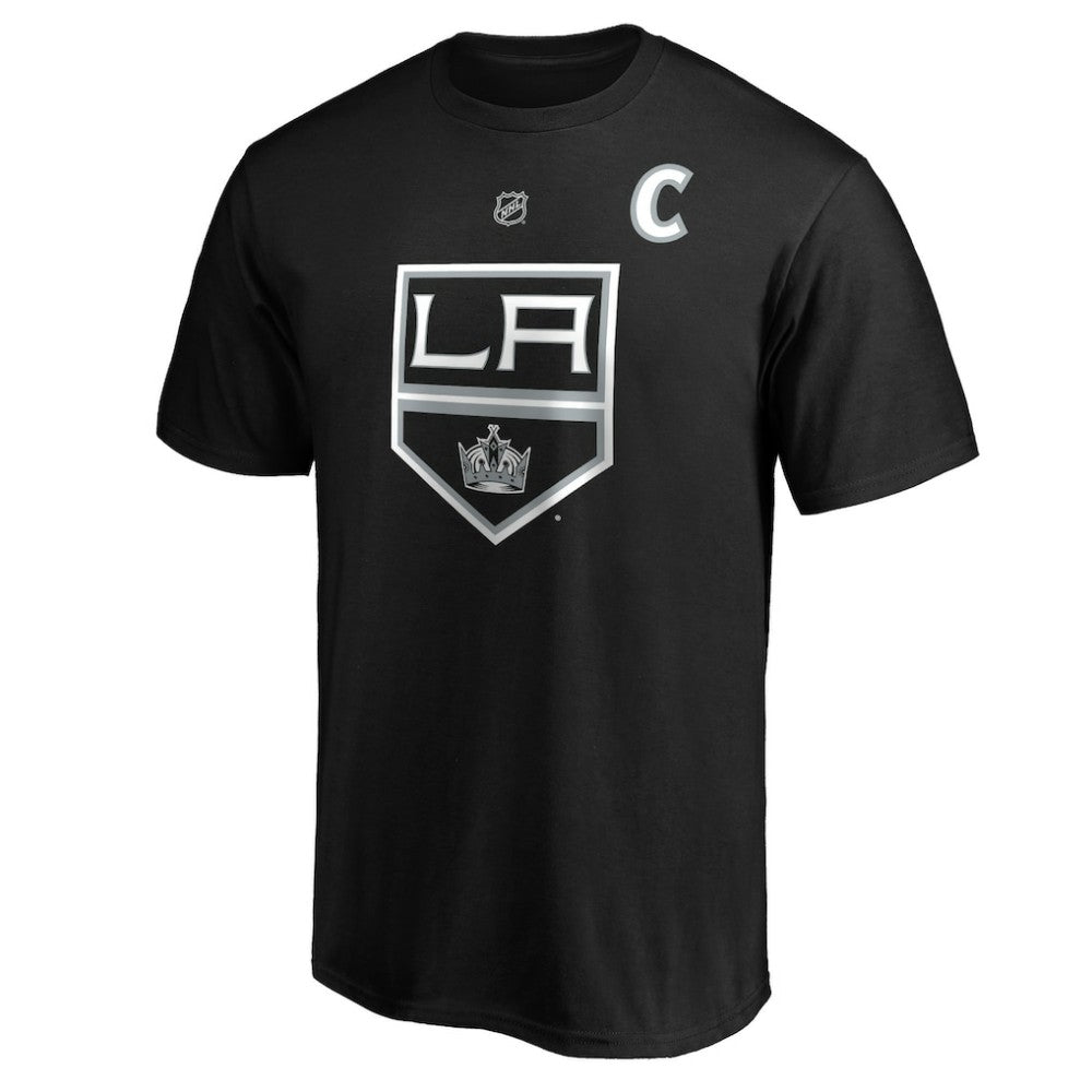 Anze Kopitar Los Angeles Kings Fanatics Authentic Stack Player Name & Number T-Shirt - Black T-shirts