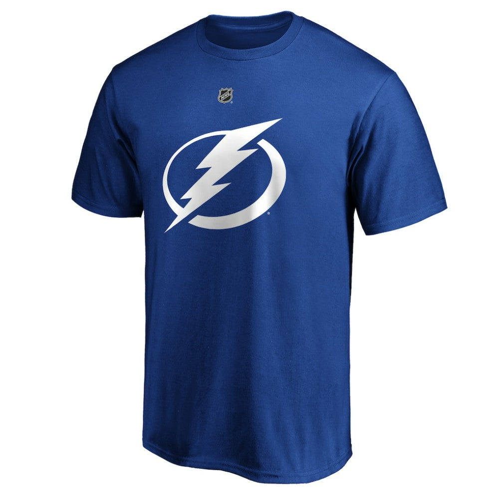 Nikita Kucherov Tampa Bay Lightning Fanatics Authentic Stack Player Name & Number T-Shirt - Blue T-shirts