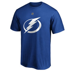 Nikita Kucherov Tampa Bay Lightning Fanatics Authentic Stack Player Name & Number T-Shirt - Blue T-shirts