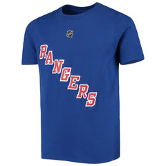 Artemi Panarin New York Rangers Youth Player Name & Number T-Shirt - Blue T-shirts