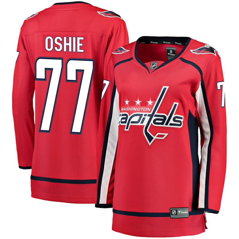 TJ Oshie Washington Capitals Fanatics Women's Breakaway Player Jersey - Red Jerseys