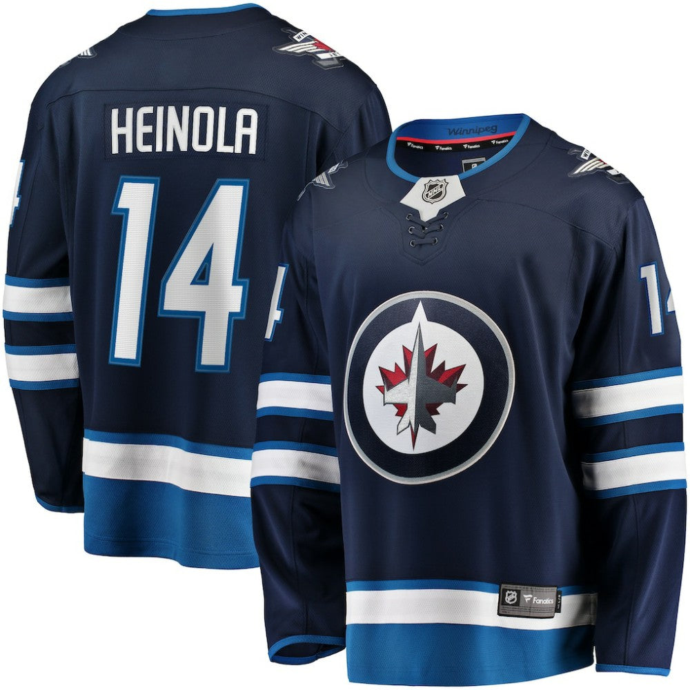 Ville Heinola Winnipeg Jets Fanatics Home Breakaway Player Jersey - Navy Jerseys