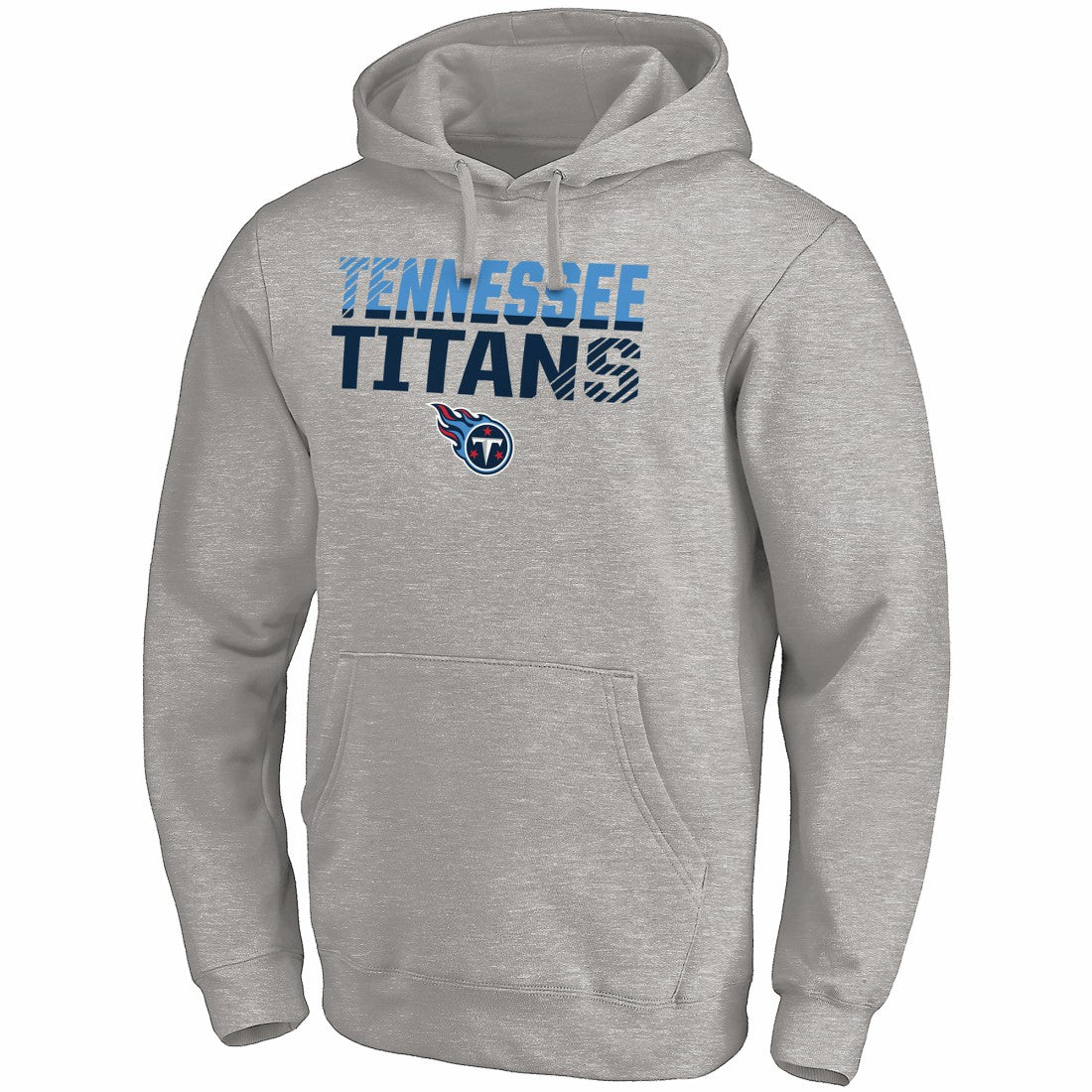 Tennessee Titans Fade Out Fitted Pullover Hoodie - Heather Gray online