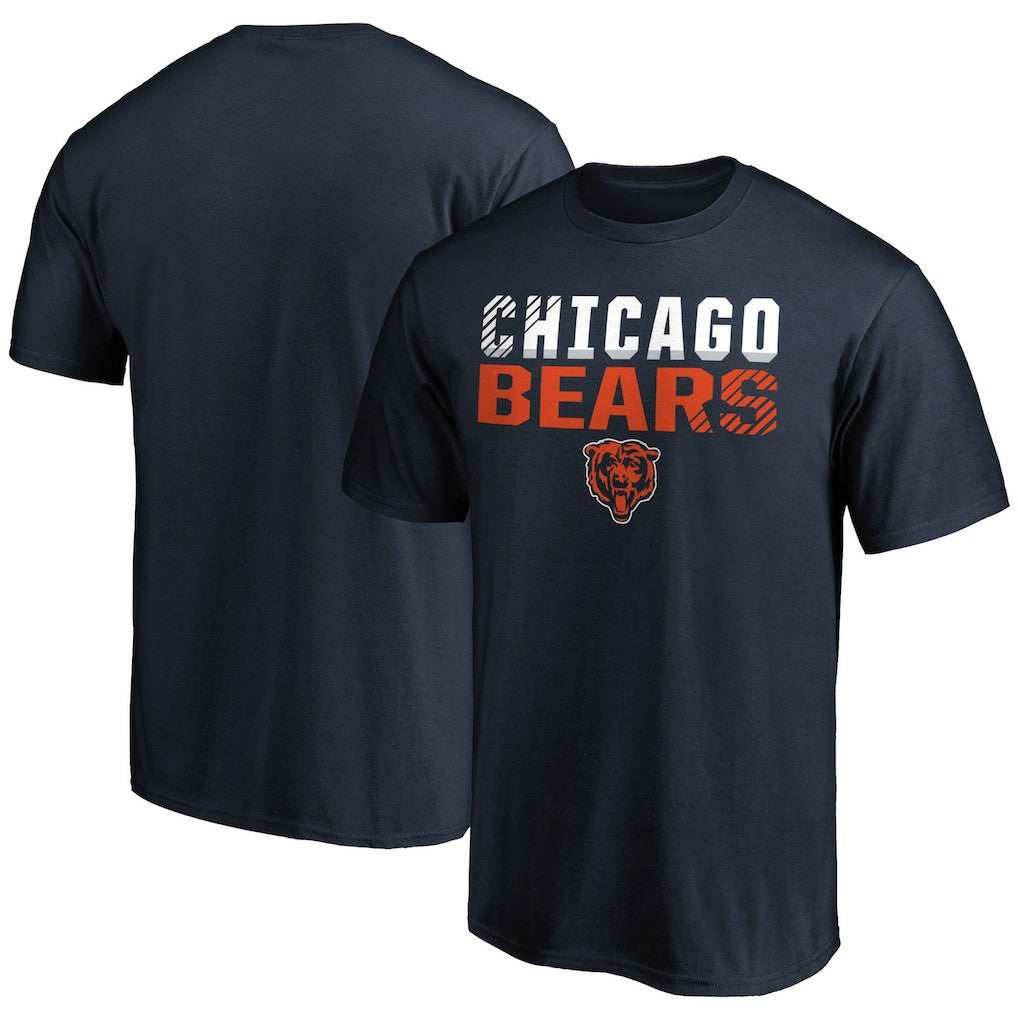 Chicago Bears Fade Out T-Shirt - Navy outlet