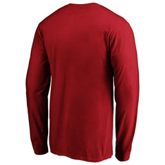 San Francisco 49ers Team Lockup Long Sleeve T-Shirt - Scarlet discount