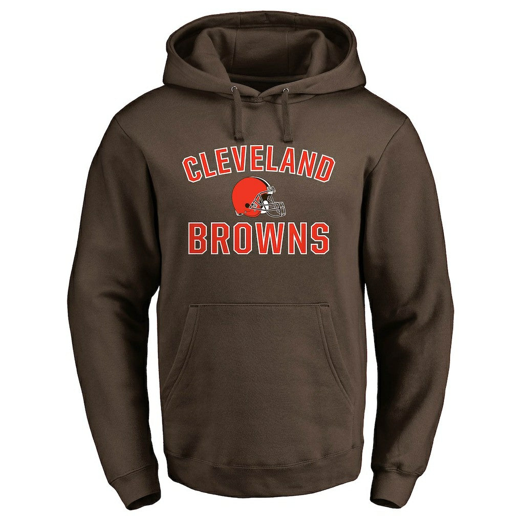 Cleveland Browns Victory Arch Team Fitted Pullover Hoodie - Brown cheap