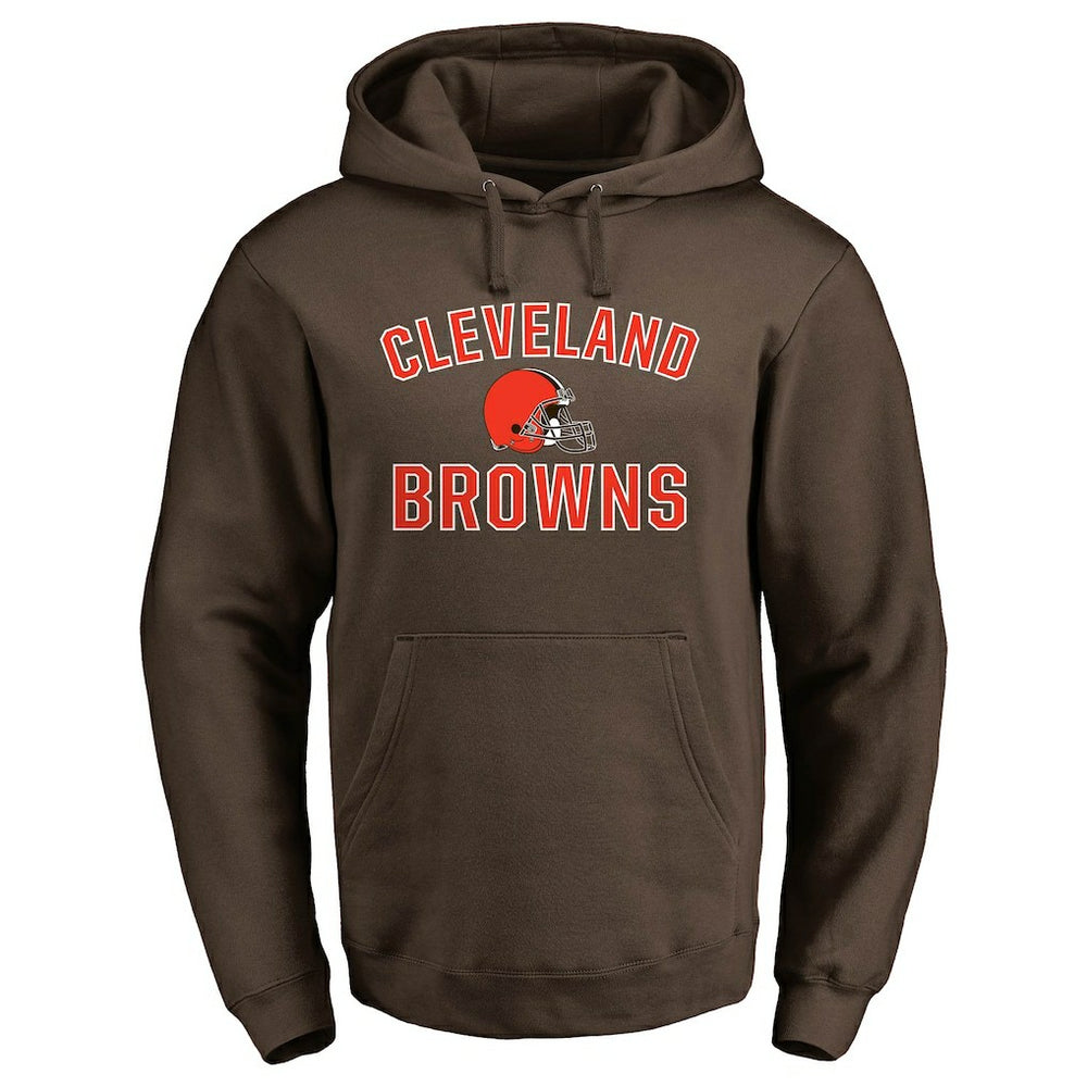 Cleveland Browns Victory Arch Team Fitted Pullover Hoodie - Brown cheap
