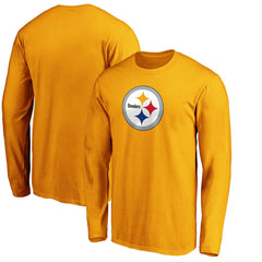 Pittsburgh Steelers Primary Logo Long Sleeve T-Shirt - Gold sale