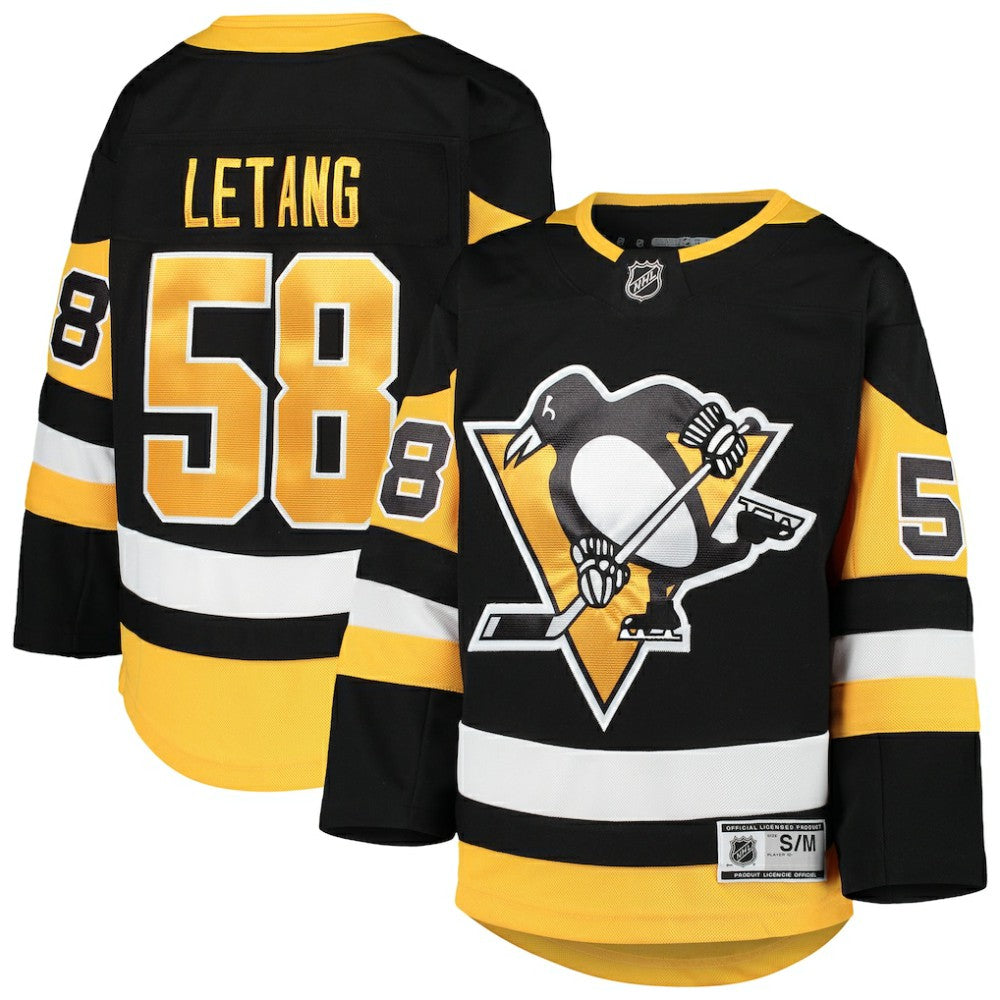 Kris Letang Pittsburgh Penguins Youth Premier Player Jersey - Black Jerseys