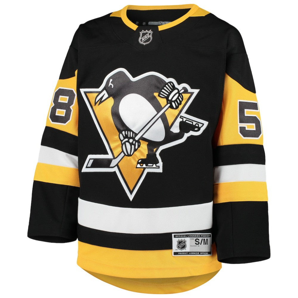 Kris Letang Pittsburgh Penguins Youth Premier Player Jersey - Black Jerseys