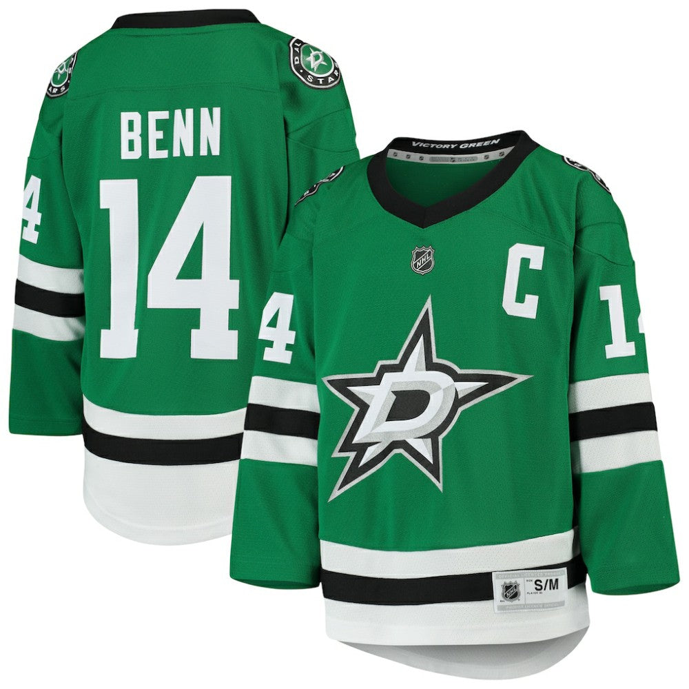 Jamie Benn Dallas Stars Youth Home Replica Player Jersey - Kelly Green Jerseys