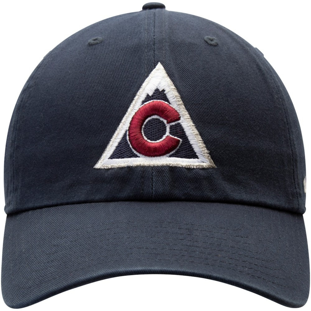 Colorado Avalanche '47 Clean Up Alternate Logo Adjustable Hat - Navy Hats