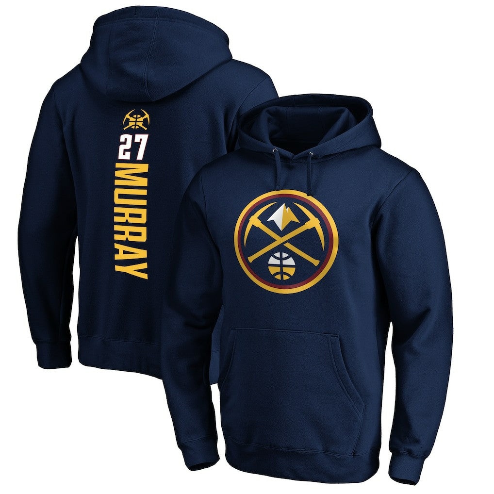Denver Nuggets Playmaker Name & Number Pullover Hoodie sale - Navy discount