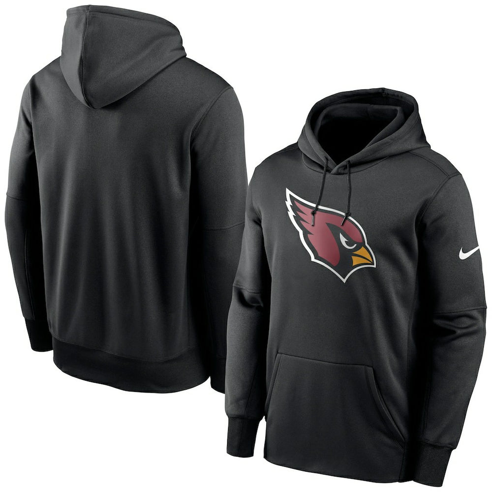 Arizona Cardinals Fan Gear Primary Logo Therma Performance Pullover Hoodie - Black sale