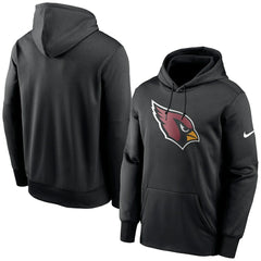 Arizona Cardinals Fan Gear Primary Logo Therma Performance Pullover Hoodie - Black sale