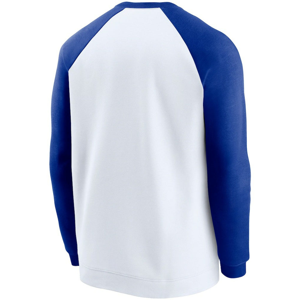 Dallas Cowboys Fan Gear Throwback Go Helmet Sweatshirt - White/Royal outlet