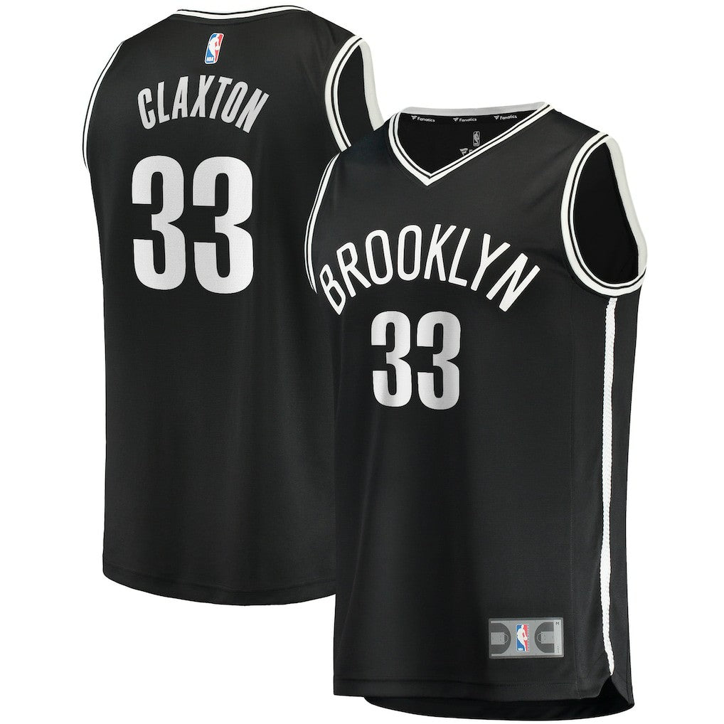 Nicolas Claxton Brooklyn Nets Fast Break Player Jersey - Icon Edition - Black on sale