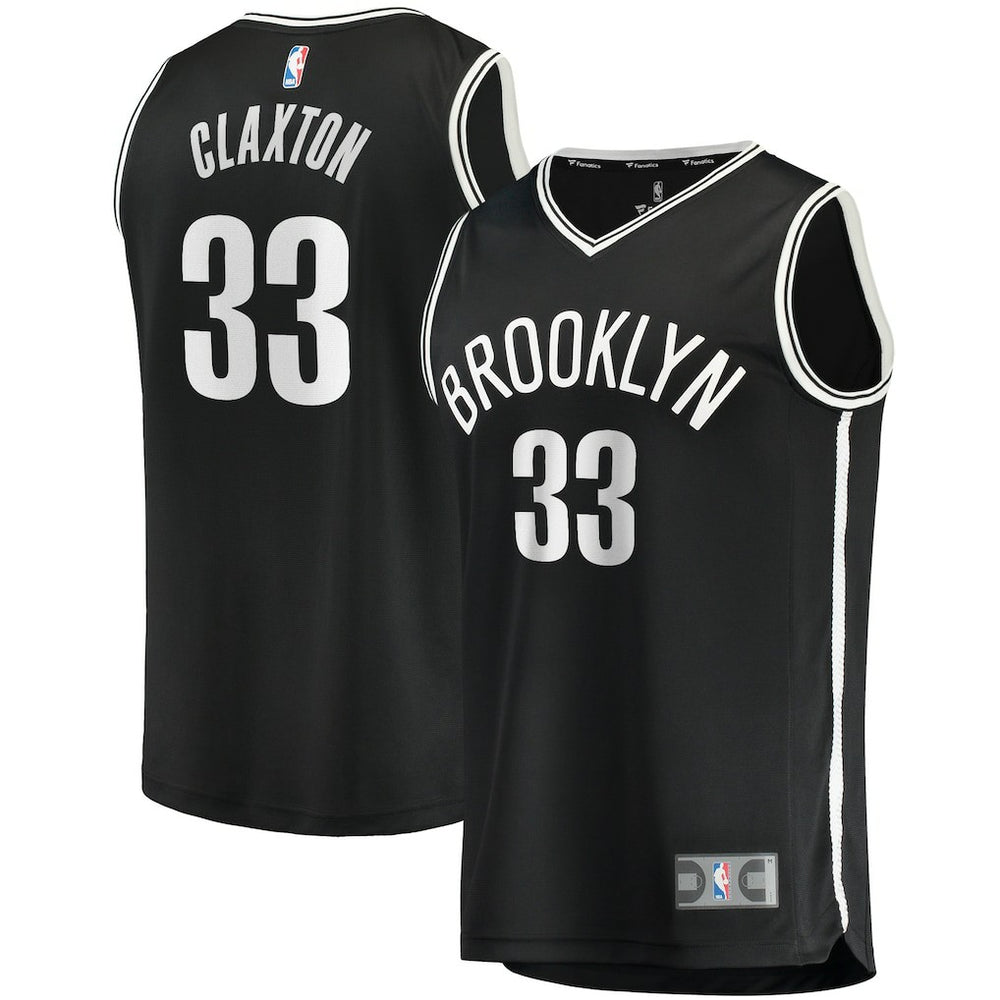 Nicolas Claxton Brooklyn Nets Fast Break Player Jersey - Icon Edition - Black on sale