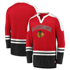 Chicago Blackhawks Fanatics Iconic Slapshot Long Sleeve T-Shirt - Red/Black T-shirts