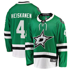 Miro Heiskanen Dallas Stars Fanatics Team Color Breakaway Player Jersey - Kelly Green Jerseys