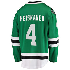 Miro Heiskanen Dallas Stars Fanatics Team Color Breakaway Player Jersey - Kelly Green Jerseys