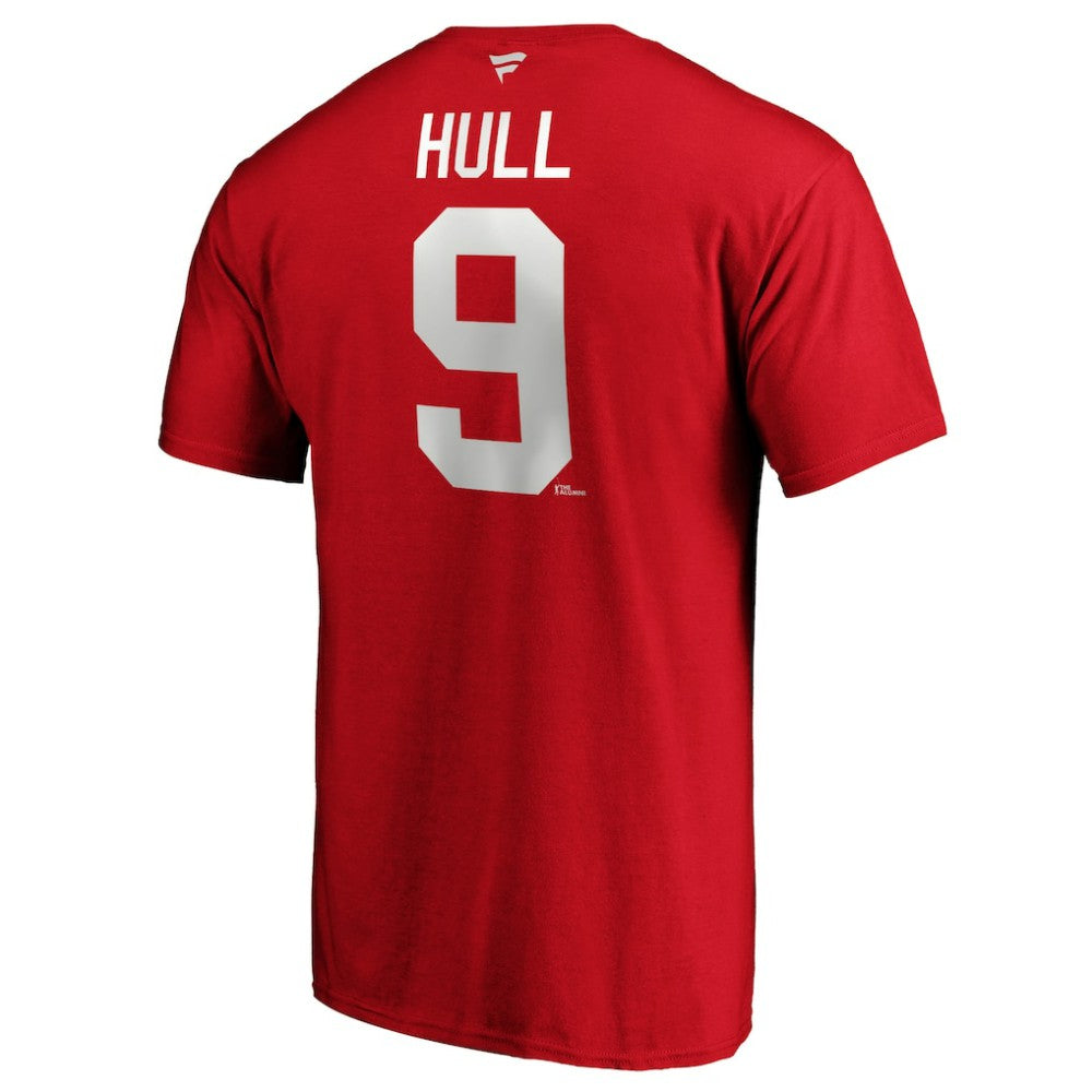 Bobby Hull Chicago Blackhawks Fanatics Authentic Stack Retired Player Name & Number T-Shirt - Red T-shirts
