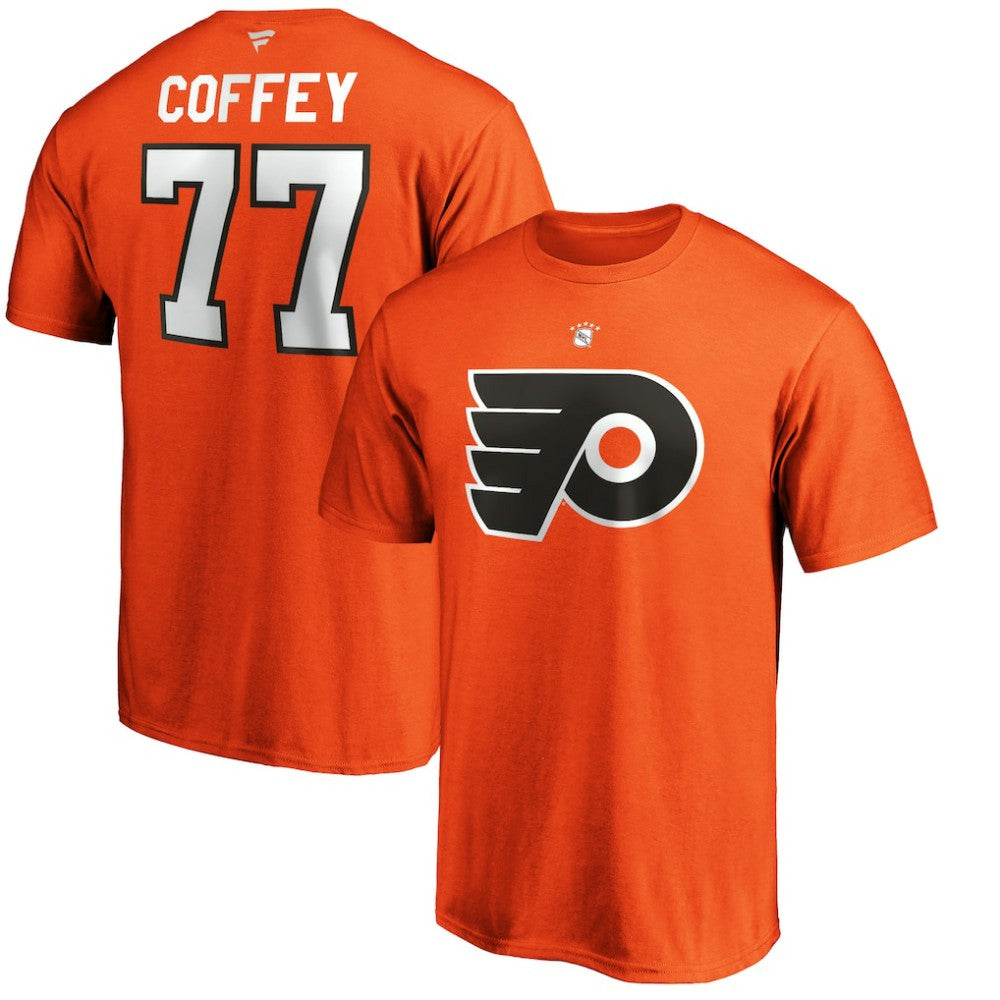 Paul Coffey Philadelphia Flyers Fanatics Authentic Stack Retired Player Name & Number T-Shirt - Orange T-shirts